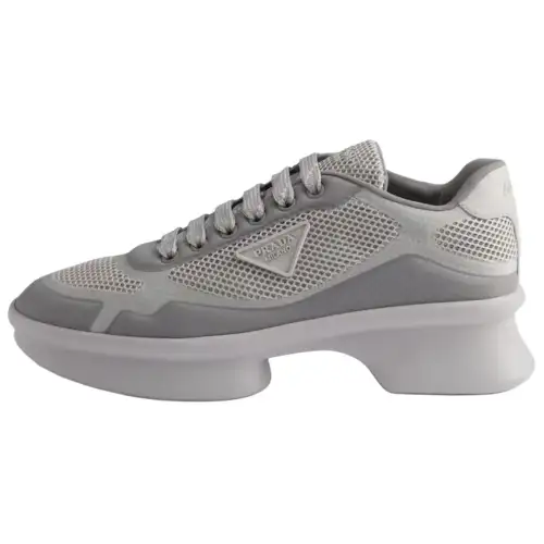 PRADA Re Nylon Low top Casual Shoes 5cm Women's Gray