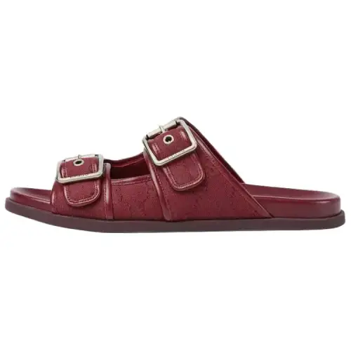 GUCCI Slip Resistant Slide Slippers Men's Red
