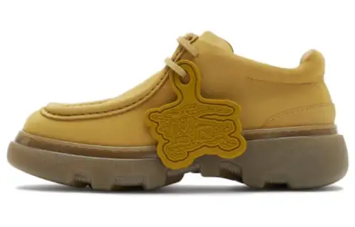 Burberry CREEPER Loafers Women's Yellow Brown