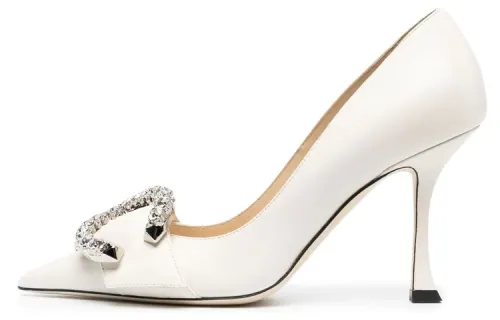 Jimmy Choo Melva 70 Crystal-buckle Pumps