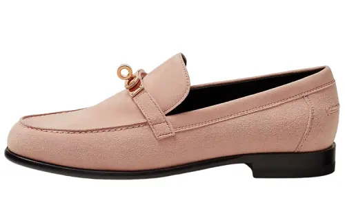 HERMES Destin Casual Shoes Women's Metallic Pink