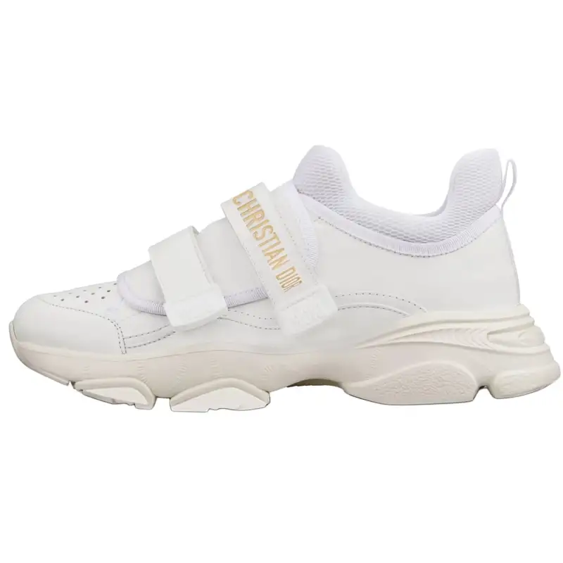 DIOR D Wonder Low White Calfskin Women's