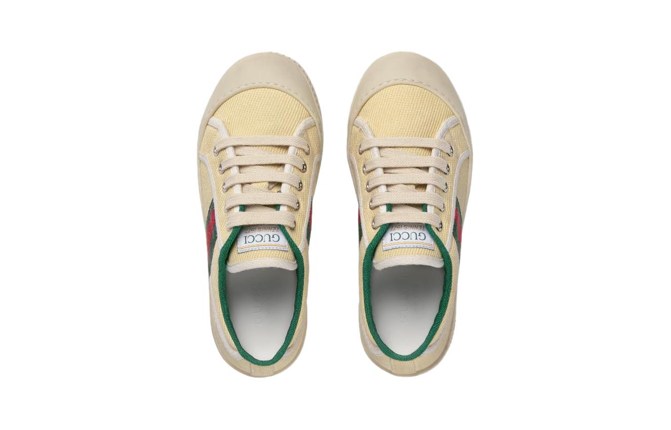 Кеды Gucci Tennis 1977 (бежевые) — фото 3