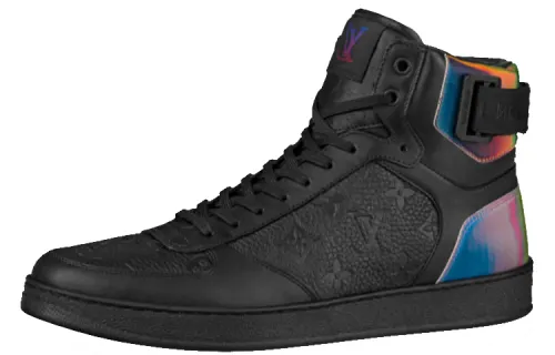 LOUIS VUITTON Rivoli High top Skateboard Shoes Men's Black
