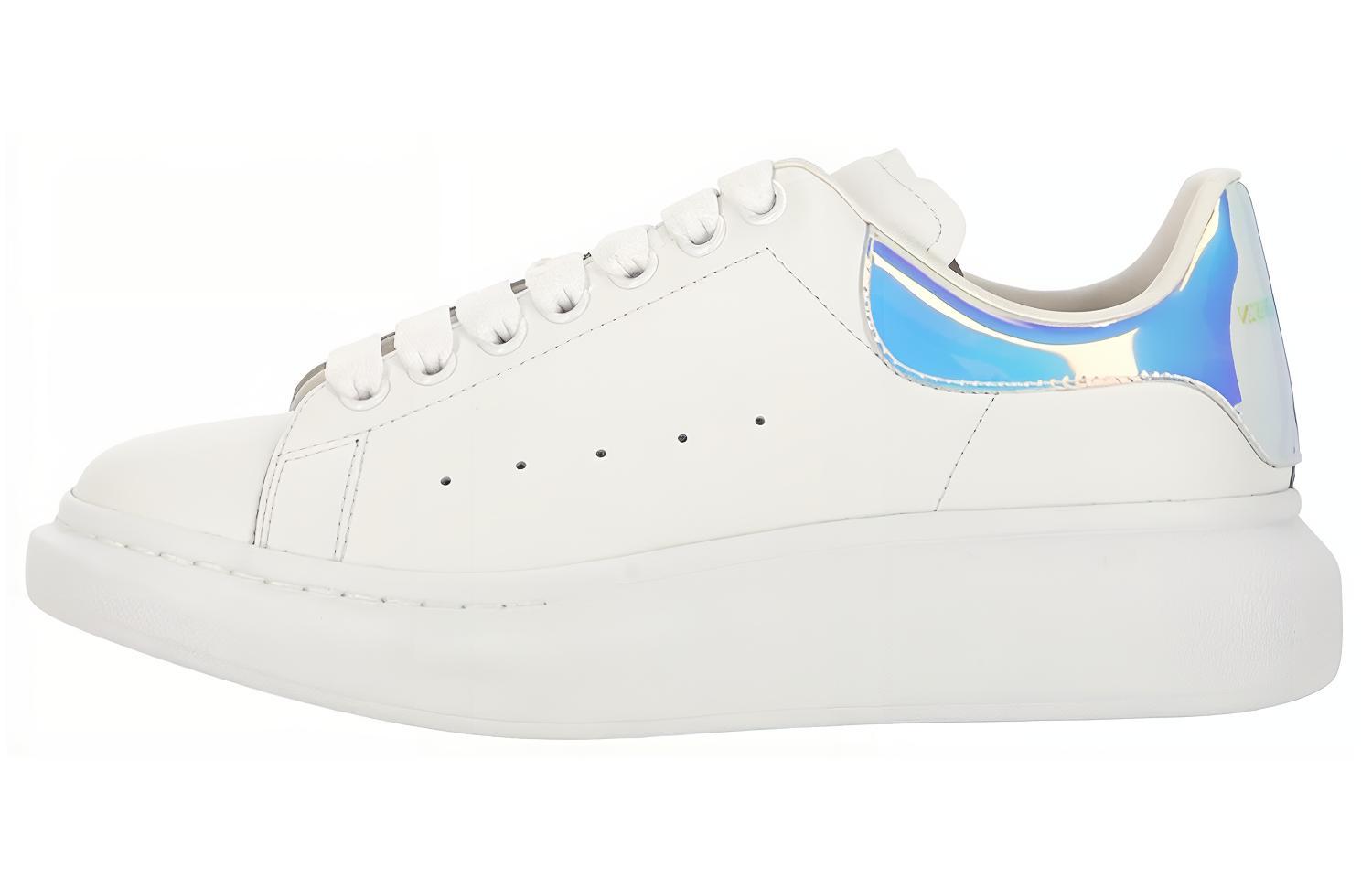 Мужские кеды Alexander McQueen Oversized Sneaker (белые)