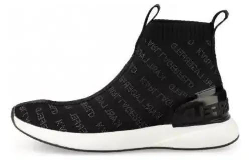KARL LAGERFELD / Karl Lagerfeld Jeans Fabric High top Casual Shoes Women's Black