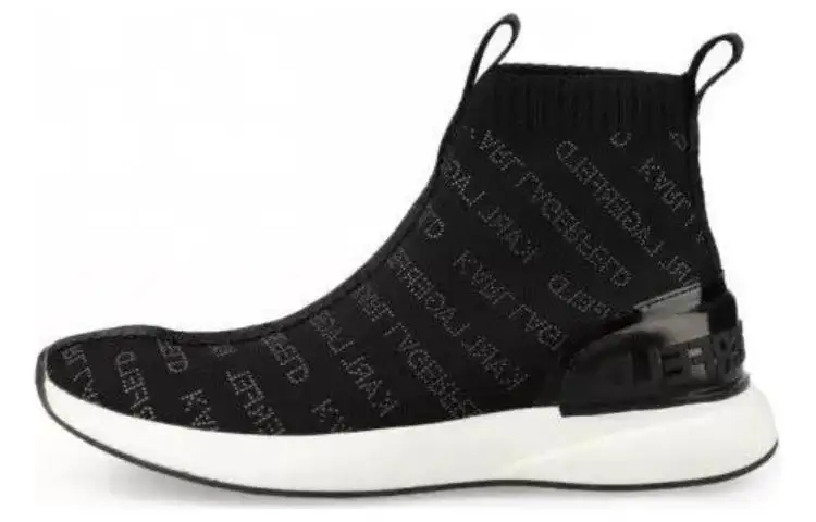 KARL LAGERFELD / Karl Lagerfeld Jeans Fabric High top Casual Shoes Women's Black