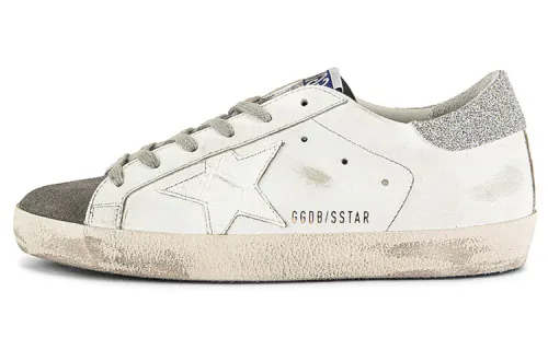 Golden Goose Super Star Skateboard Shoes Women's Low Top White/Gray