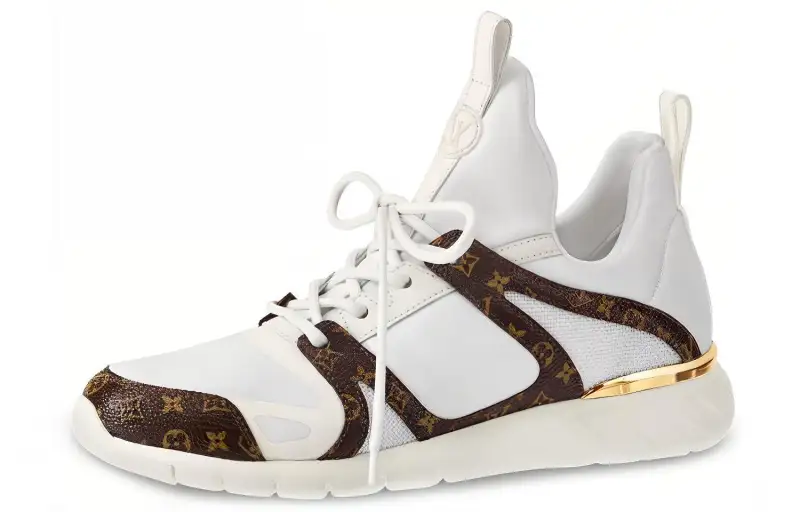 LOUIS VUITTON Lv Aftergame Monogram Sports Shoes White Women's