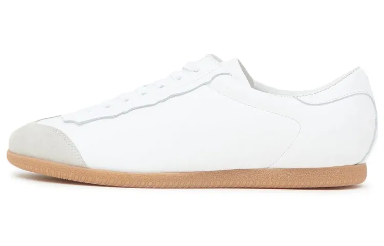 Maison Margiela Panelled Lace Up Sneakers
