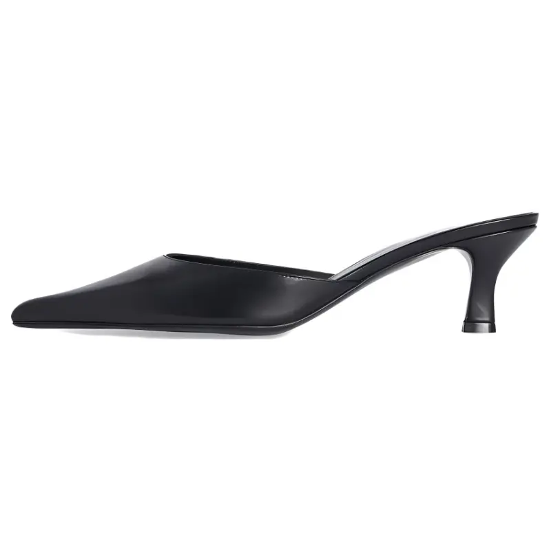 THE ROW Closed Toe Slippers Women's Black