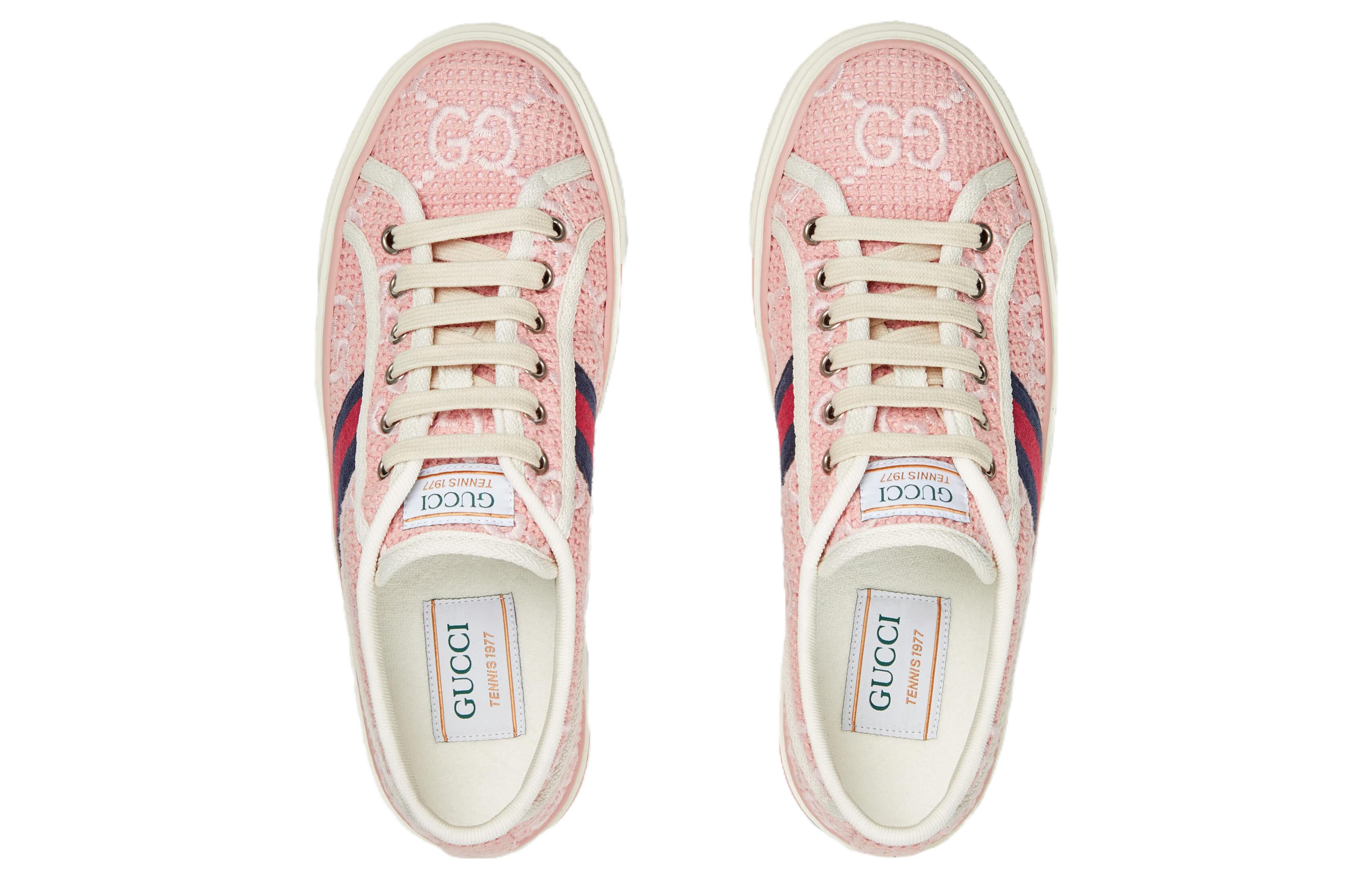 Кеды Gucci Tennis 1977 (розовые) — фото 3