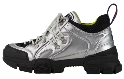 GUCCI Flashtrek Leather Sneakers