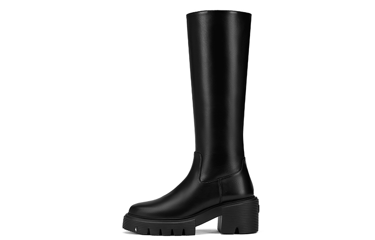 Stuart Weitzman/SW Soho Knee High Boot Cow Leather Knee high Boots Women's Black