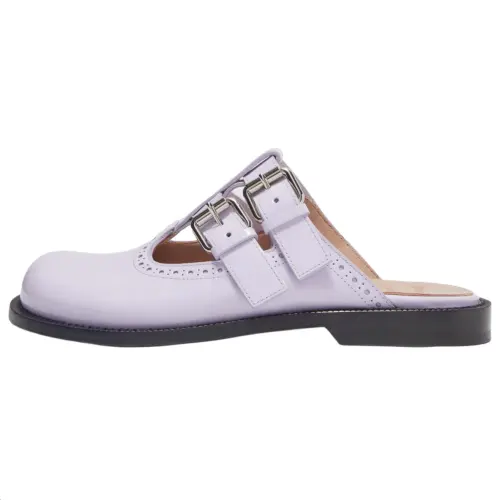 LOEWE Closed Toe Slippers Women's Light Purple