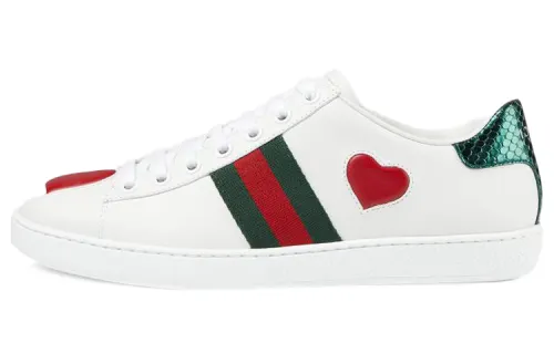 Gucci Wmns Ace Low 'Heart' Women's