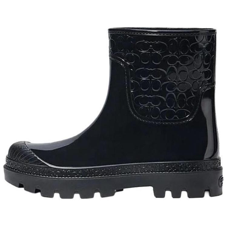 Женские сапоги COACH (черные)