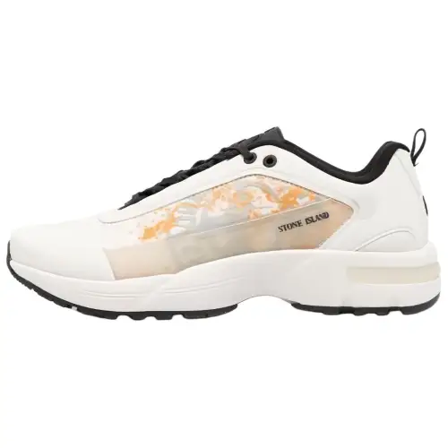 STONE ISLAND Grime Round-Toe Panelled Sneakers
