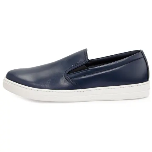 PRADA Men's Casual Shoes Men's Low Top Blue