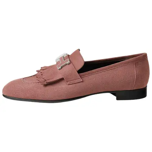 HERMES Royal Casual Shoes 1.8cm Women's Vintage Rose