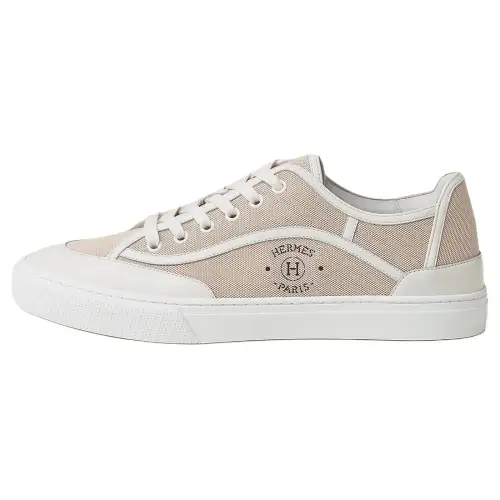 HERMES Get Low top Skateboard Shoes Men's Pink White