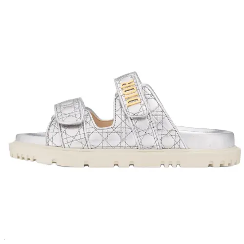 DIOR DiorAct Slide Slippers Women's Silver