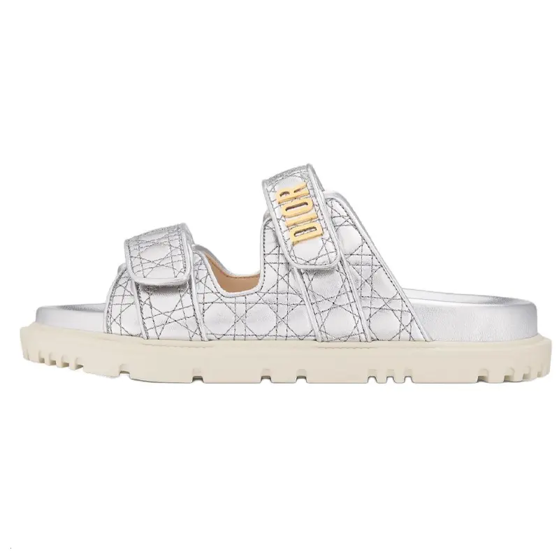 DIOR DiorAct Slide Slippers Women's Silver