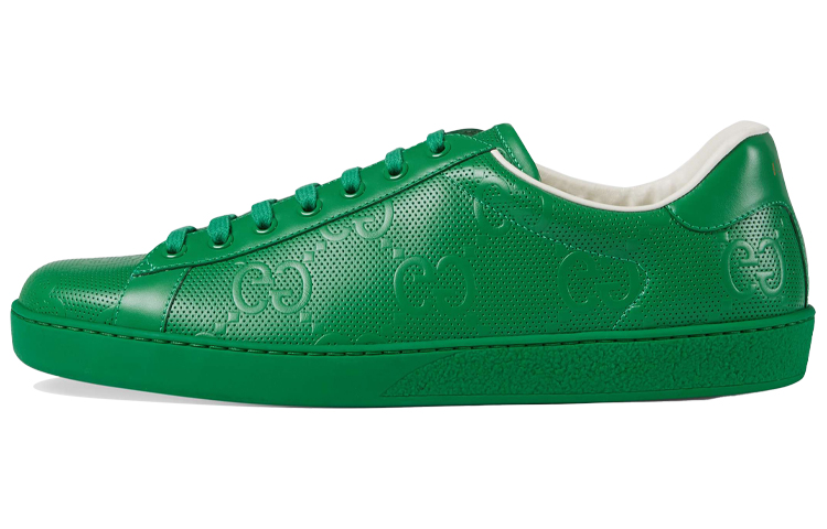 Мужские кеды Gucci ACE (зеленые)