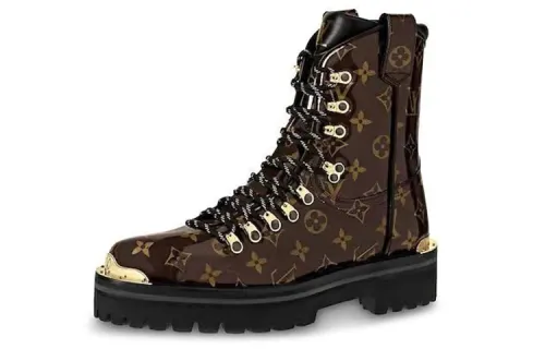 LOUIS VUITTON Monogram Ankle Boots