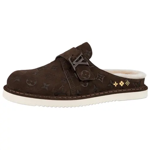 LOUIS VUITTON Lv Easy Mules 'Brown Monogram' Women's
