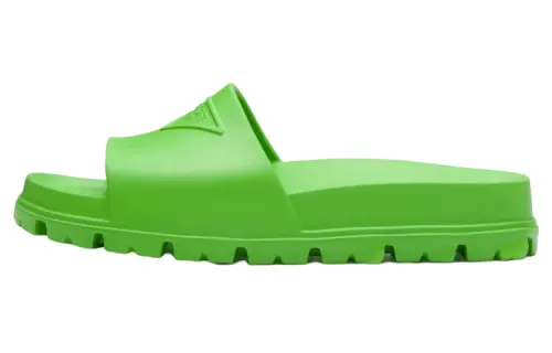 PRADA Rubber Slides Apple Green Men's