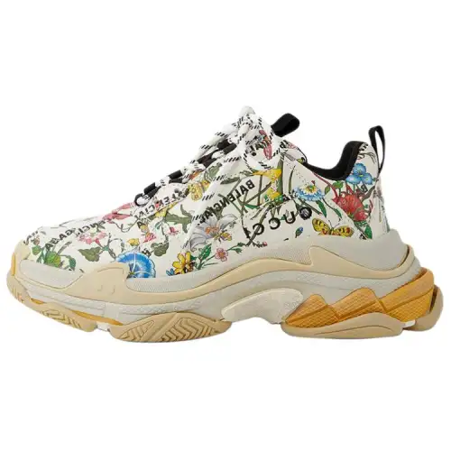 Balenciaga Gucci x Balenciaga Wmns Triple S Sneaker 'The Hacker Project - Floral' Women's