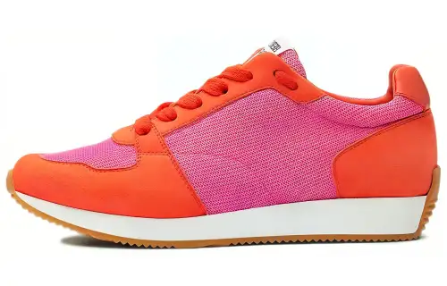 HERMES Escape Low top Running Shoes Women's Red Pink
