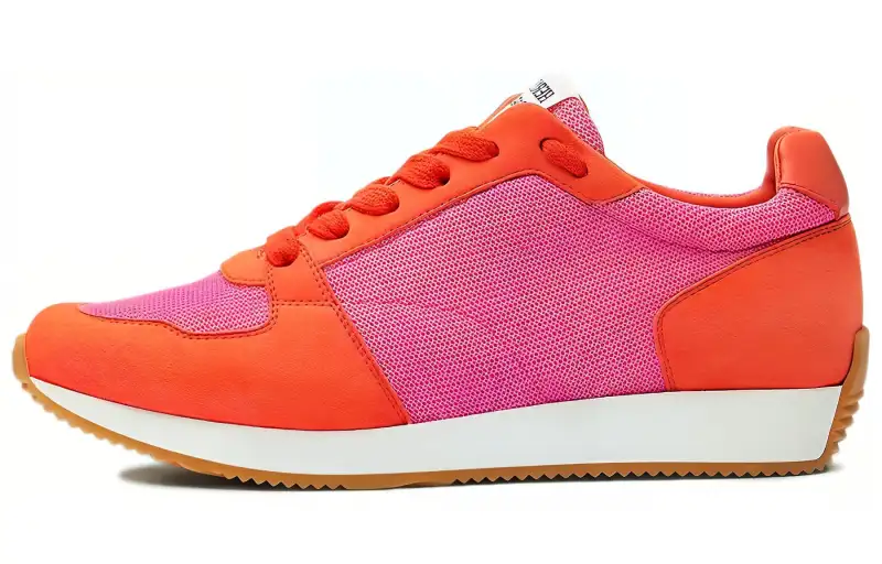 HERMES Escape Low top Running Shoes Women's Red Pink