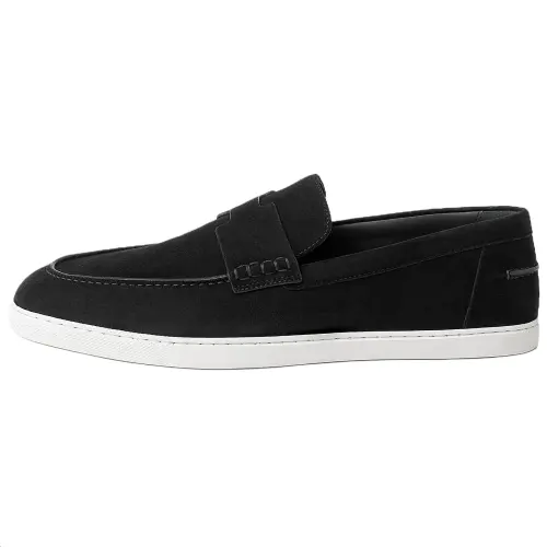 HERMES Job Loafers Men's Black