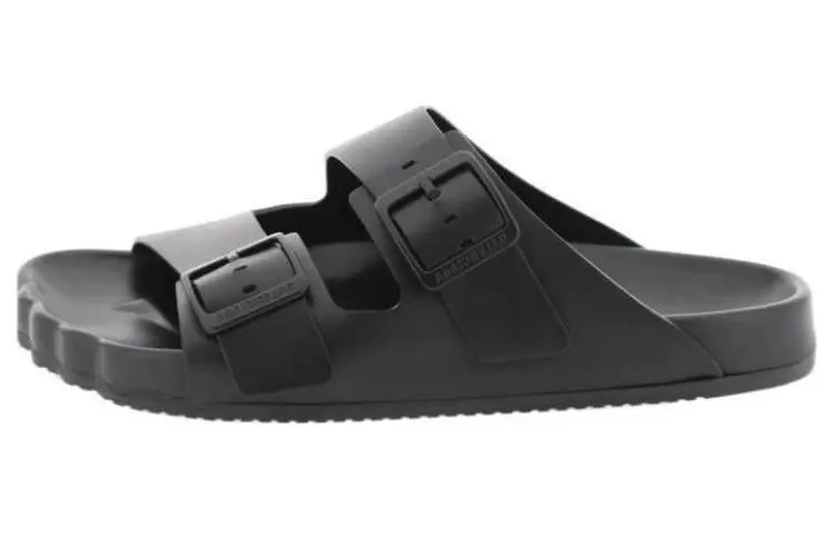 Balenciaga Double Buckled Slippers