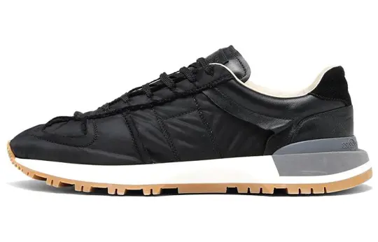 Maison Margiela Panelled Lace Up Sneakers