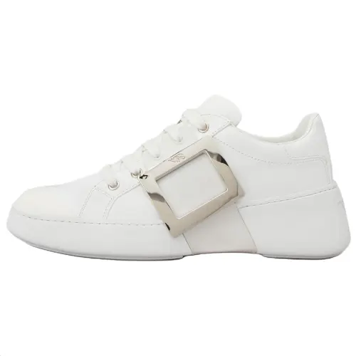 Roger Vivier Viv' Skate Skateboard Shoes Women's Low Top White