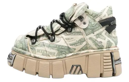 Vetements High top Sports Casual Shoes Unisex Green