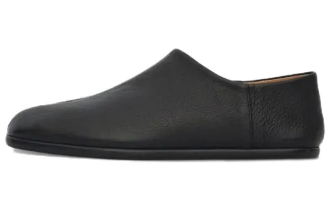 Maison Margiela Tabi Leather Casual Shoes 1cm Men's Black