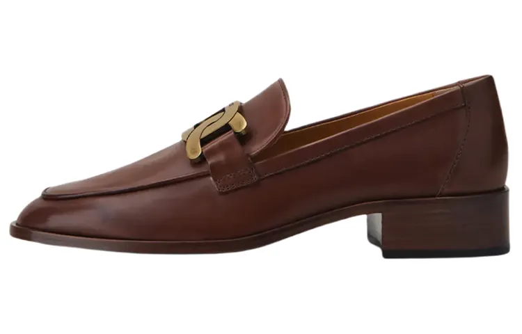TOD'S Chain Link Detail Loafers Women's