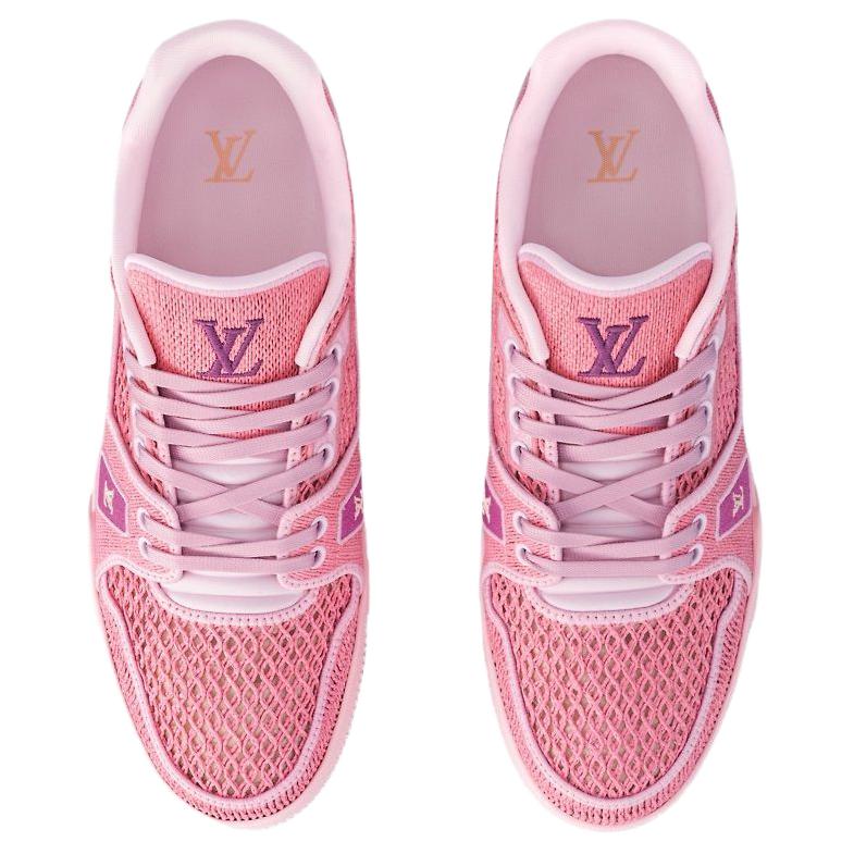 Кеды Louis Vuitton Trainer (розовые) — фото 4