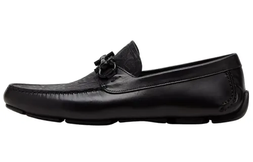 FERRAGAMO Gancini-logo Loafers