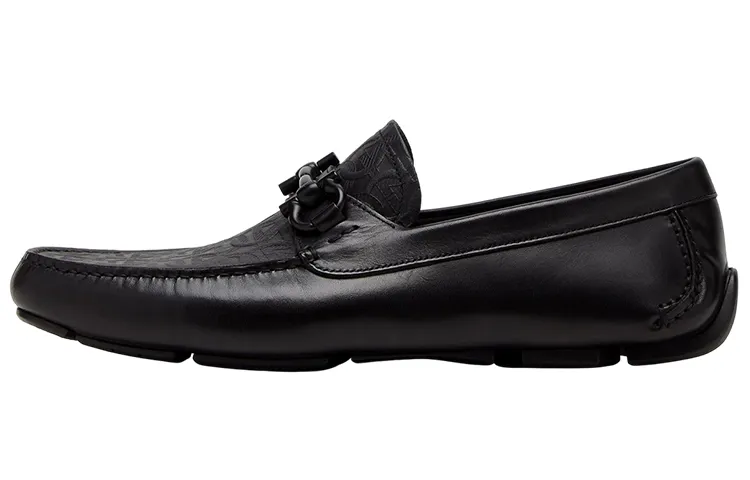 FERRAGAMO Gancini-logo Loafers