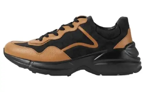 Gucci Rhyton 'Maxi Gg Supreme - Black Khaki Beige'