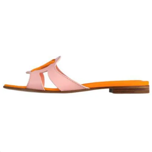 LOUIS VUITTON Isola Slide Slippers Women's Orange