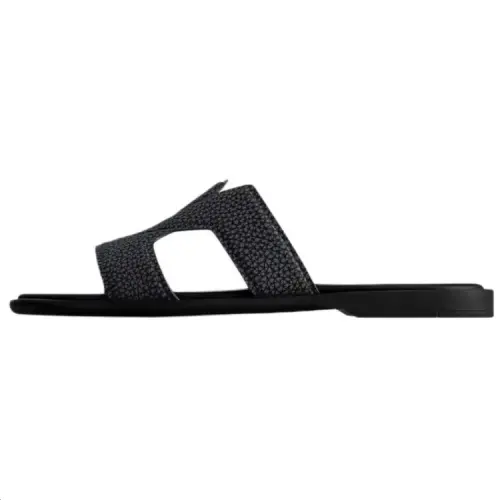 LOUIS VUITTON Oasis Slide Slippers Men's Black