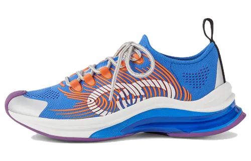Gucci Wmns Run Sneaker 'Blue Orange' Women's