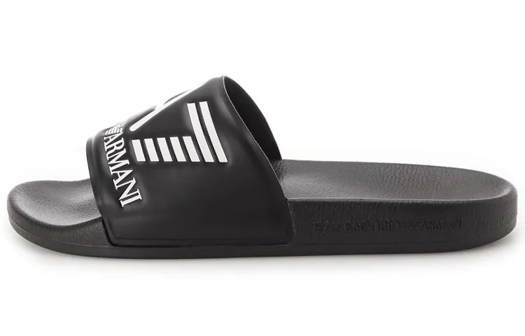 Ea7 EMPORIO ARMANI Logo Embossed Slides