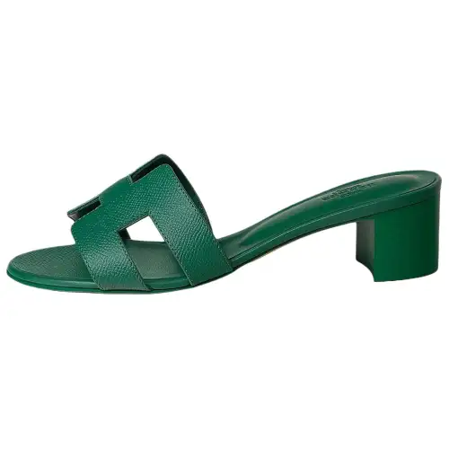 HERMES Oasis Slide Slippers Women's Green